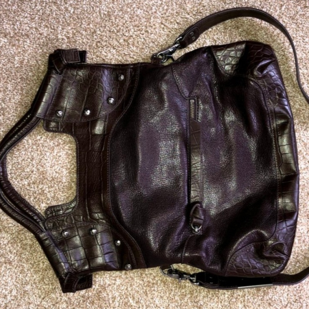 Foley + Corinna Brown Leather Lady Tote Bag